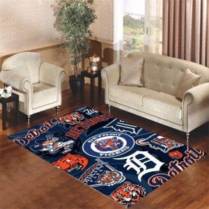 Detroit Tiger Awesome Wallpaper Living Room Carpet Rugs Area Rug For Living Room Bedroom Rug Home Decor
