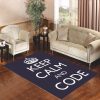 Dexter Keep Calm Code Living Room Carpet Rugs Area Rug For Living Room Bedroom Rug Home Decor