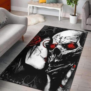 Diabolique Premium Skull Area Rug Carpet Area Rug For Living Room Bedroom Rug Home Decor
