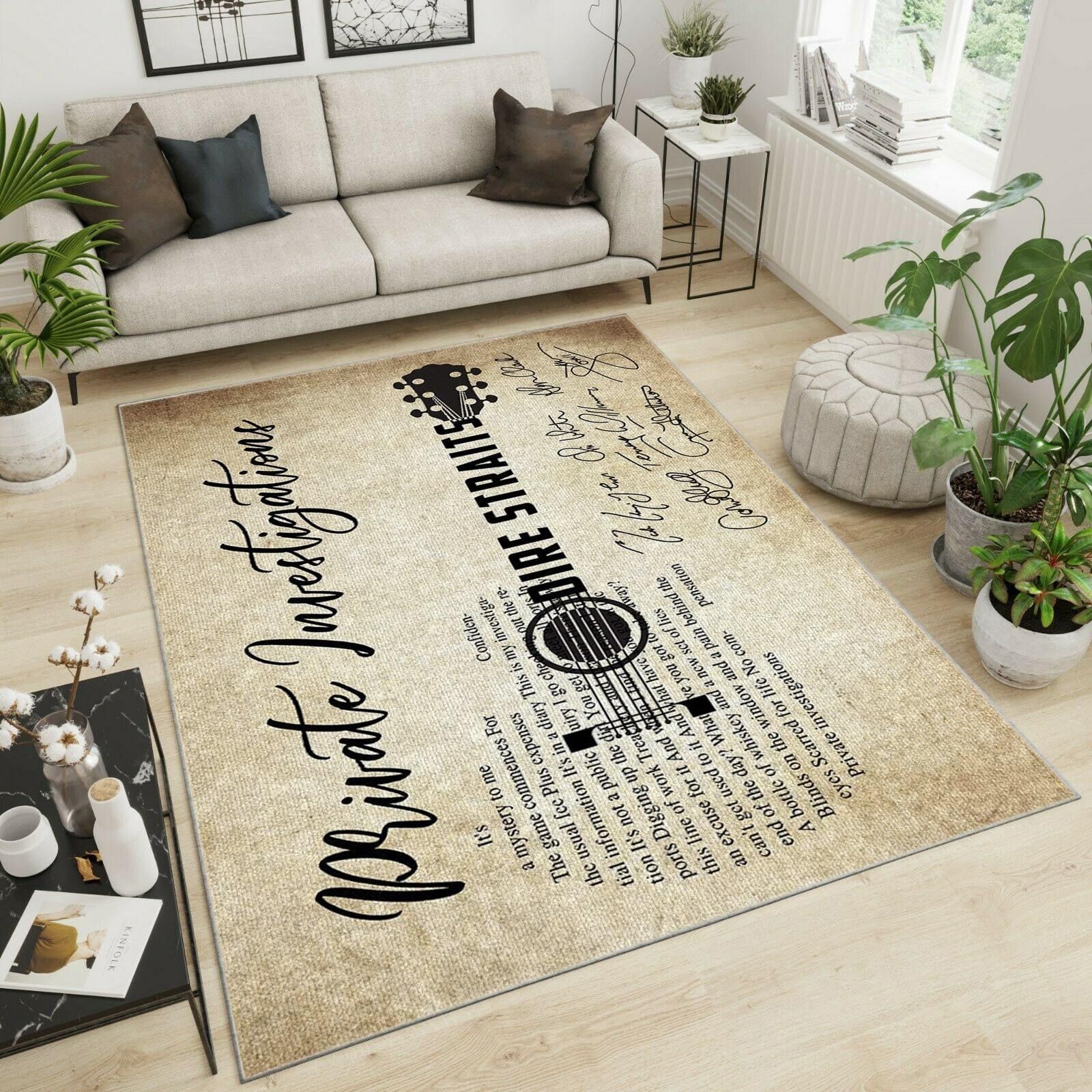 Dire Straits Area Rug – Home Decor – Bedroom Living Room Decor Dire Straits Area Rug – Home Decor – Bedroom Living Room Decor