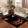 Disturbed Teeth And Symbol Living Room Carpet Rugs Area Rug For Living Room Bedroom Rug Home Decor