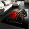 Django Unchained 2012 Area Rug Art Painting Movie Rugs Family Gift Decor Area Rug For Living Room Bedroom Rug Home Decor