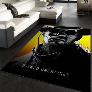 Django Unchained 2012 Area Rug Movie Rug Family Gift Decor Area Rug For Living Room Bedroom Rug Home Decor