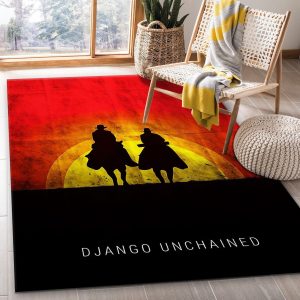Django Unchained Area Rug Movie Rug Family Gift Decor Area Rug For Living Room Bedroom Rug Home Decor