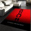 Django Unchained Rug Art Painting Movie Rugs Us Gift Decor Area Rug For Living Room Bedroom Rug Home Decor