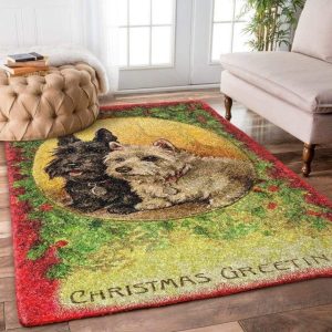 Dog Christmas Dv0510094R Rug Home Decoration – Floor Decor The Us Decor