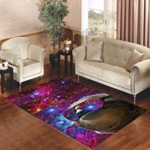 Dolla Bill Sloth Look Galaxy Nebula Living Room Carpet Rugs Area Rug For Living Room Bedroom Rug Home Decor