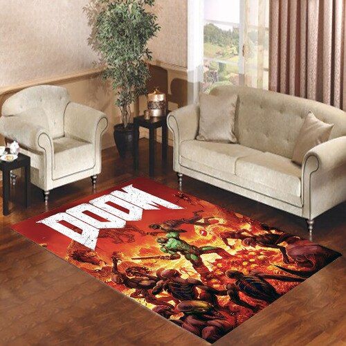 Doom 2016 Cover Living Room Carpet Rugs Area Rug For Living Room Bedroom Rug Home Decor Doom 2016 Cover Living Room Carpet Rugs Area Rug For Living Room Bedroom Rug Home Decor