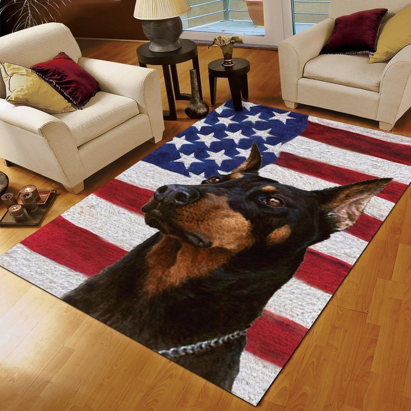 Dorberman American Carrying You Rug Carpet Area Rug For Living Room Bedroom Rug Home Decor Dorberman American Carrying You Rug Carpet Area Rug For Living Room Bedroom Rug Home Decor