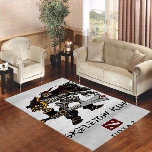 Dota 2 Skeleton King Living Room Carpet Rugs Area Rug For Living Room Bedroom Rug Home Decor