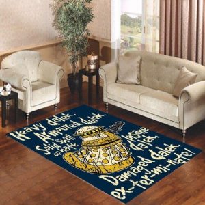 Dr Who Cold Dalek Blue Living Room Carpet Rugs Area Rug For Living Room Bedroom Rug Home Decor
