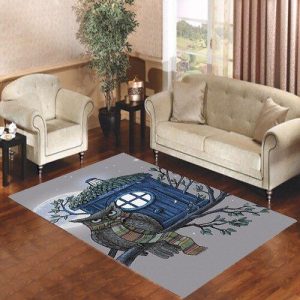 Dr Who Tardis Bird Box Owl Living Room Carpet Rugs Area Rug For Living Room Bedroom Rug Home Decor