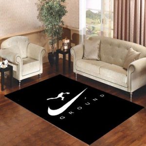Draw An Air Jordan Logo Living Room Carpet Rugs Area Rug For Living Room Bedroom Rug Home Decor