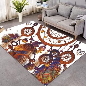 Dreamcatcher Bohemian Clt240703 Living Room Rug Carpet Area Rug For Living Room Bedroom Rug Home Decor