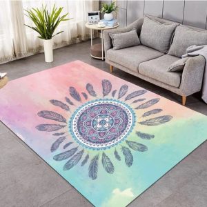 Dreamcatcher Mandala Clt240706 Living Room Rug Carpet Area Rug For Living Room Bedroom Rug Home Decor