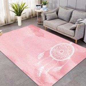 Dreamcatcher Pink Clt240708 Living Room Rug Carpet Area Rug For Living Room Bedroom Rug Home Decor