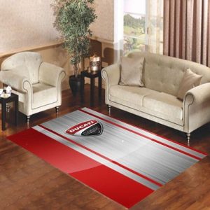 Ducati Corse Red Logo Living Room Carpet Rugs Area Rug For Living Room Bedroom Rug Home Decor
