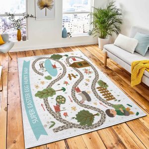 Easter Egg Hunt Map Set Rug Carpet City Rug Room Decor