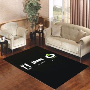 Eat Sleep Vape Living Room Carpet Rugs Area Rug For Living Room Bedroom Rug Home Decor
