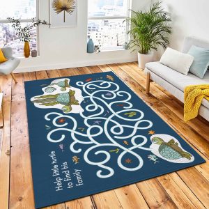 Educational Funny Game Children Labyrinth Area Carpet Rug Kid Play Rug Room Decor