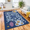 Educational Funny Game Children Labyrinth Area Carpet Rug Kids Rug Room Decor