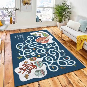 Educational Funny Game Children Labyrinth Carpet Rug City Rug Home Decor