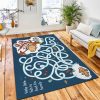 Educational Funny Game Children Labyrinth Carpet Rug City Rug Room Decor