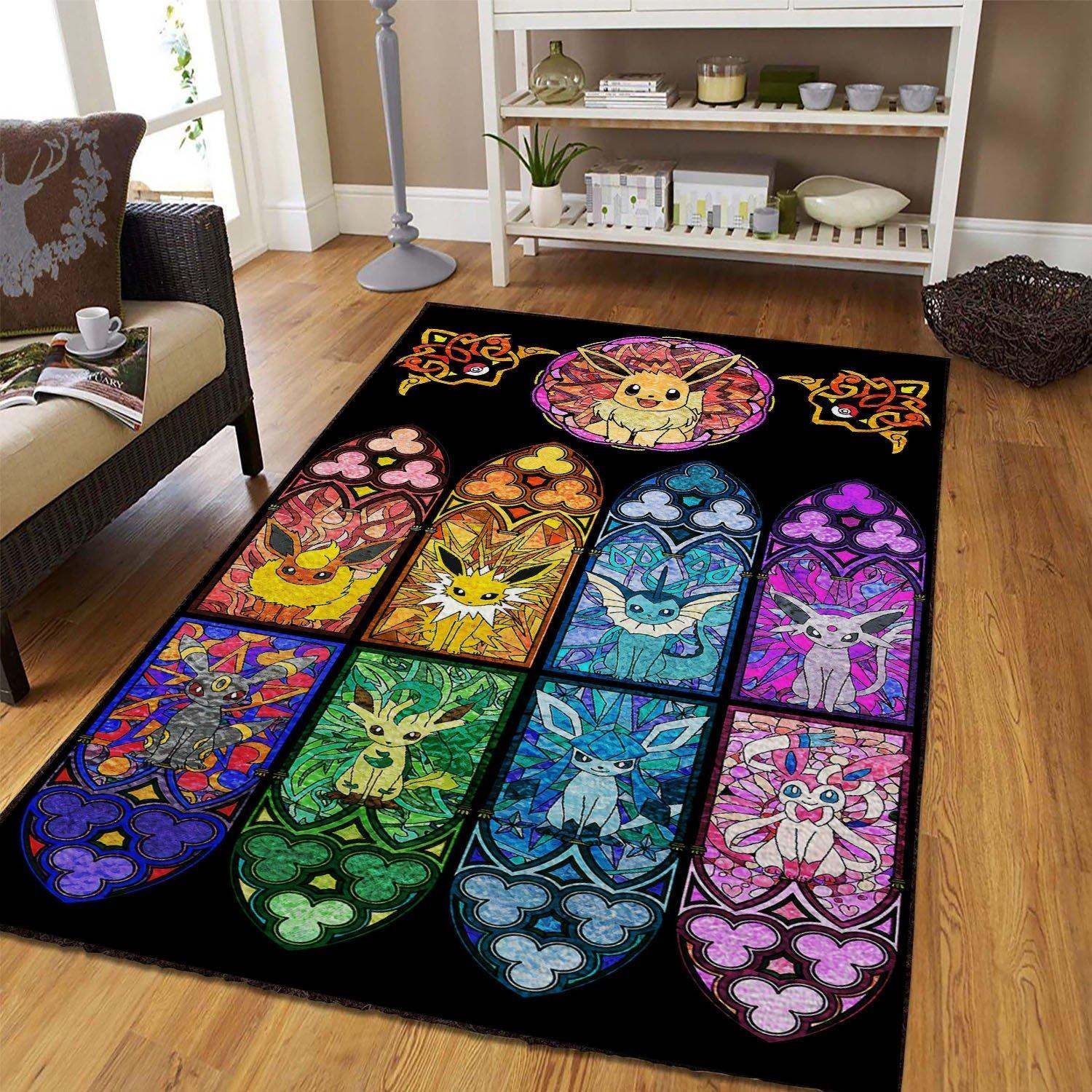 Eeveelutions Rug Carpet Mat All Over Print Area Rug For Living Room Bedroom Rug Home Decor Eeveelutions Rug Carpet Mat All Over Print Area Rug For Living Room Bedroom Rug Home Decor