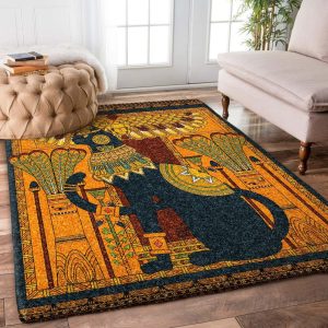 Elegant Egyptian Cat Dd2109108R Rug Carpet Area Rug For Living Room Bedroom Rug Home Decor