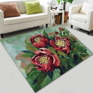 Elegant Flower Clt1610070A Rug Carpet Area Rug For Living Room Bedroom Rug Home Decor