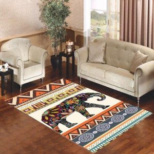 Elephant Aztec Living Room Carpet Rugs Area Rug For Living Room Bedroom Rug Home Decor