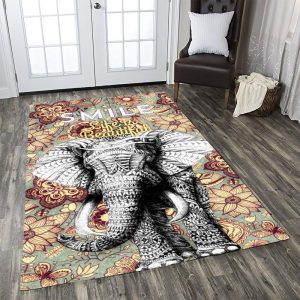 Elephant Mandala Bt2907044 Tdt Rug Carpet Area Rug For Living Room Bedroom Rug Home Decor