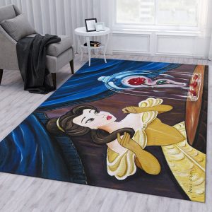 Enchanted Rose Area Rug For Christmas Bedroom Rug Home Decor Floor Decor