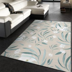 Eucalyptus Flower Pattern Area Rug Living Room Rug Home Us Decor