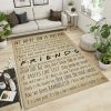 F.R.I.E.N.D.S Area Rug – Home Decor – Bedroom Living Room Decor