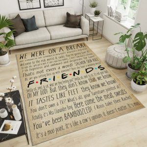 F.R.I.E.N.D.S Area Rug – Home Decor – Bedroom Living Room Decor