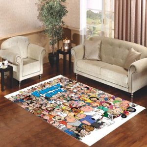 Family Guy All Characters Living Room Carpet Rugs Area Rug For Living Room Bedroom Rug Home Decor