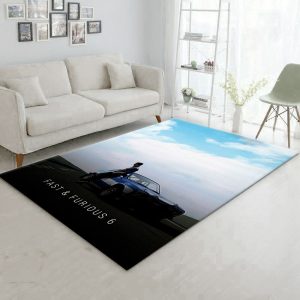 Fast And Furious 6 Rug Art Painting Movie Rugs Christmas Gift Decor Area Rug For Living Room Bedroom Rug Home Decor