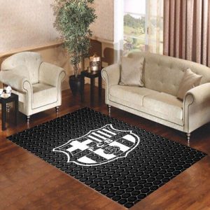 Fc Barcelona Logo Honeycomb Living Room Carpet Rugs Area Rug For Living Room Bedroom Rug Home Decor