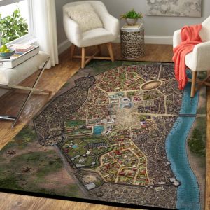 Felacia Dungeons & Dragons Luxury Rug Carpets Floor Decor Area Rug For Living Room Bedroom Rug Home Decor