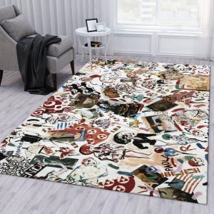 Fendi Area Rug For Christmas Bedroom Rug Us Gift Decor Area Rug For Living Room Bedroom Rug Home Decor
