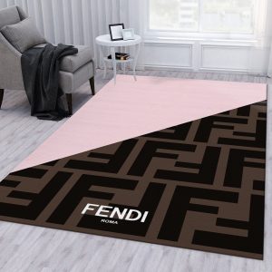 Fendi Area Rug Living Room Rug Christmas Gift Decor Area Rug For Living Room Bedroom Rug Home Decor