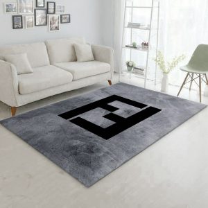 Fendi Rectangle Rug Bedroom Rug Christmas Gift Decor Area Rug For Living Room Bedroom Rug Home Decor