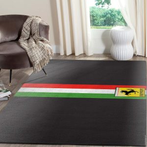 Ferrari Logo Supercars Area Rugs Living Room Carpet Local Brands Floor Decor The Us Decor