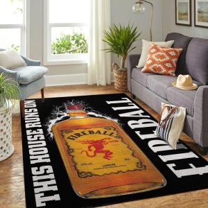 Fireball This House Runs On Area Rugs Living Room Carpet Floor Decor The Us Decor