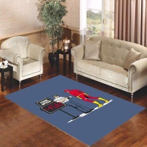 Flash Comic Stop By Officer Living Room Carpet Rugs Area Rug For Living Room Bedroom Rug Home Decor