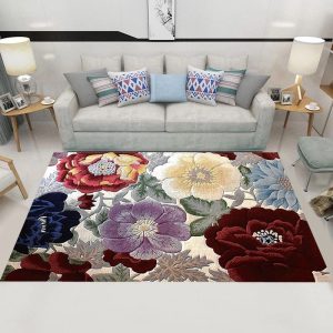 Floral Pattern Clt1610085A Rug Carpet Area Rug For Living Room Bedroom Rug Home Decor