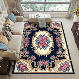 Floral Vintage Pattern Clt1610089A Rug Carpet Area Rug For Living Room Bedroom Rug Home Decor
