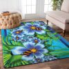 Flower Honey Bee Hm2409046M Rug Carpet Area Rug For Living Room Bedroom Rug Home Decor