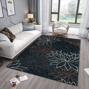 Flower Pattern Clt1810044A Rug Carpet Area Rug For Living Room Bedroom Rug Home Decor